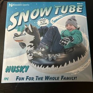 Snow tube husky